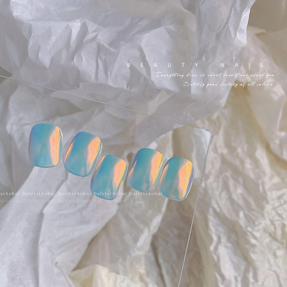 1pc 스파클링 오로라 인어 효과 네일 글리터 파우더 유니콘 크롬 DIY 네일 장식 메탈릭 미러 매니큐어 액세서리