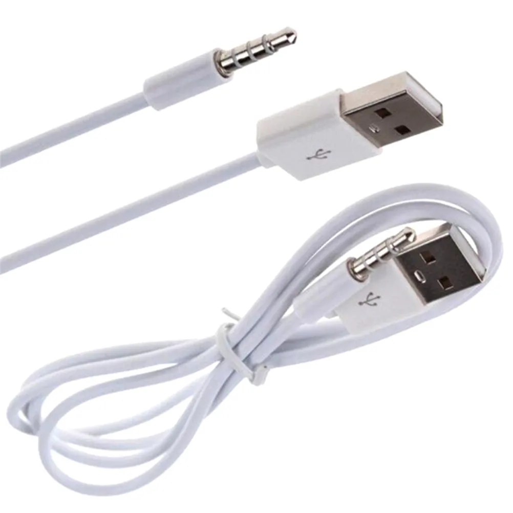 Buy the 3.5mm Male AUX Audio Jack To USB 2.0 Male Charge Cable (1M