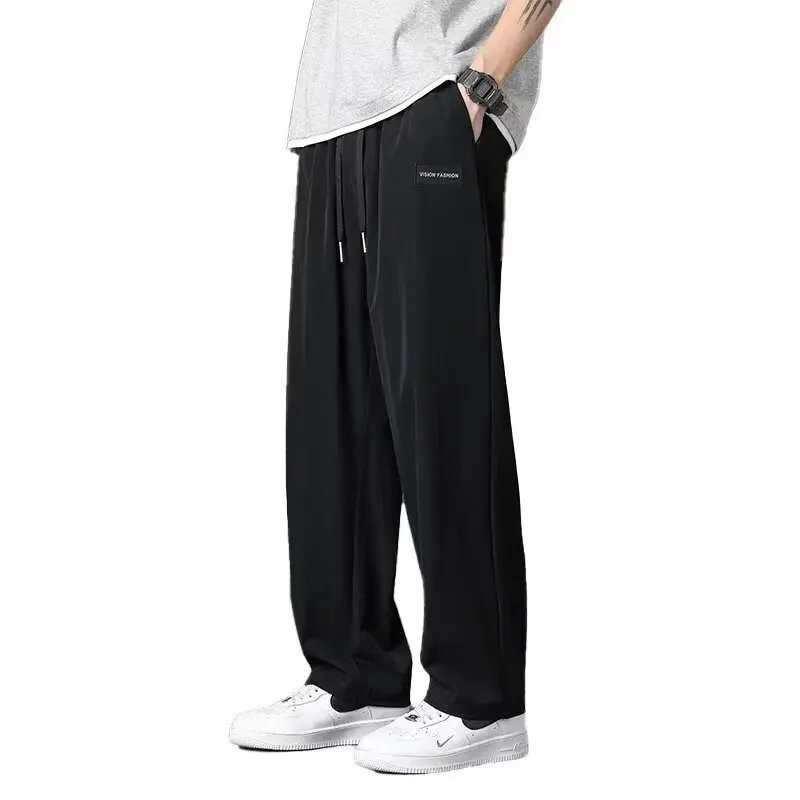 Joggers Men Jogger Pants Men Ice Silk Pants Big Size Men's Trousers Mens Clothing Gym Sport Mens Designer Clothes Man Cargo Y2k 6