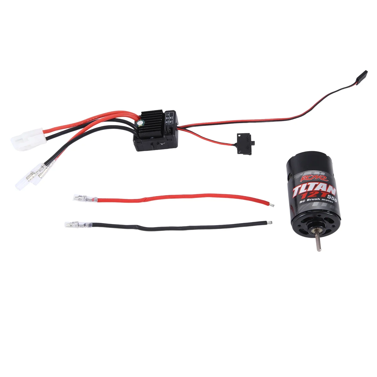 

RCXAZ 12T 550 матовый Мотор Водонепроницаемый с 1060 Матовый Электрический 60A ESC для 1/10 RC Crawler SCX10 II III Slash TRX4 TRX6