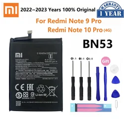100% Original BN53 5020mAh Phone Battery For Xiaomi Redmi Note 9 10 Pro Note9 Pro With Fast Charging Batteries Bateria