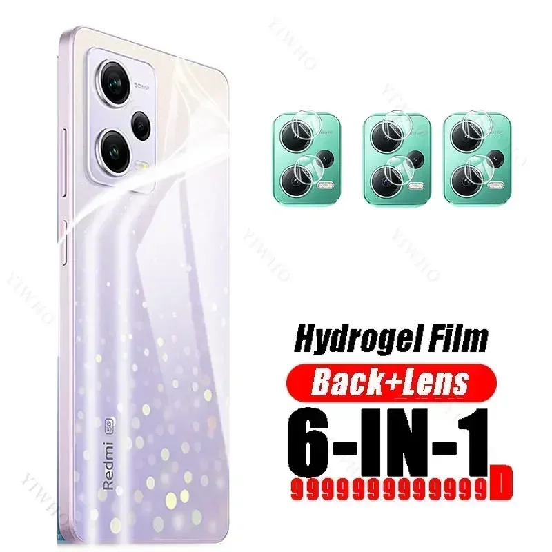 

Задняя Гидрогелевая пленка для Redmi Note 12 Pro Plus, защита экрана, защитное стекло, объектив камеры, мягкая Передняя пленка note12 Pro 12pro +