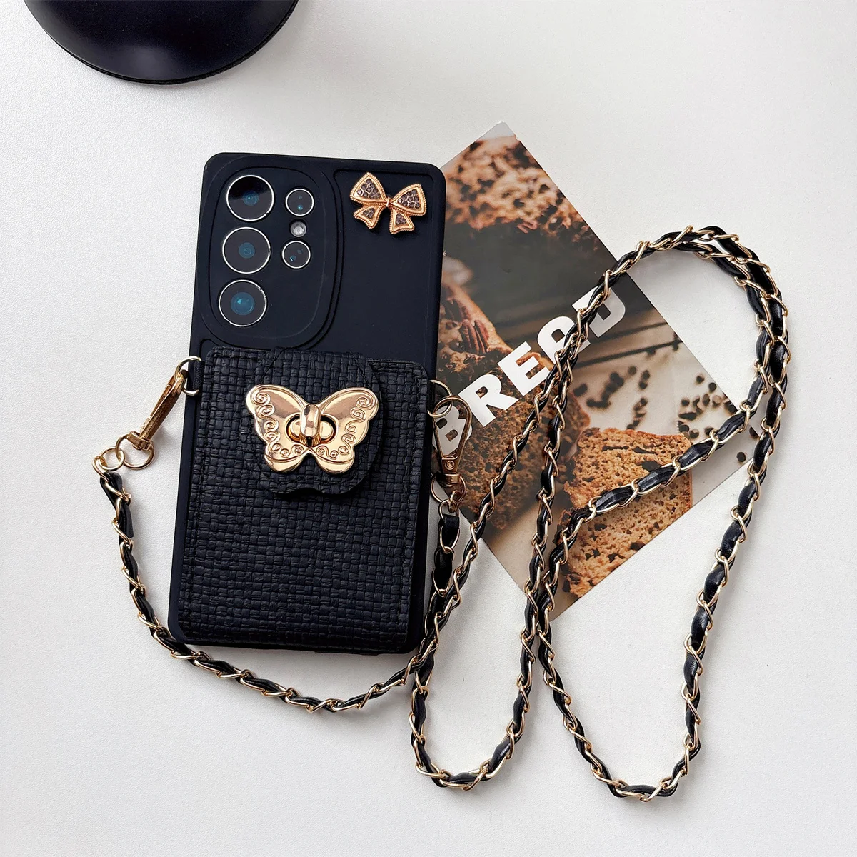 Crossbody Phone Case with Wallet Card Holder - Stylish and Functional Mobile Accessory
