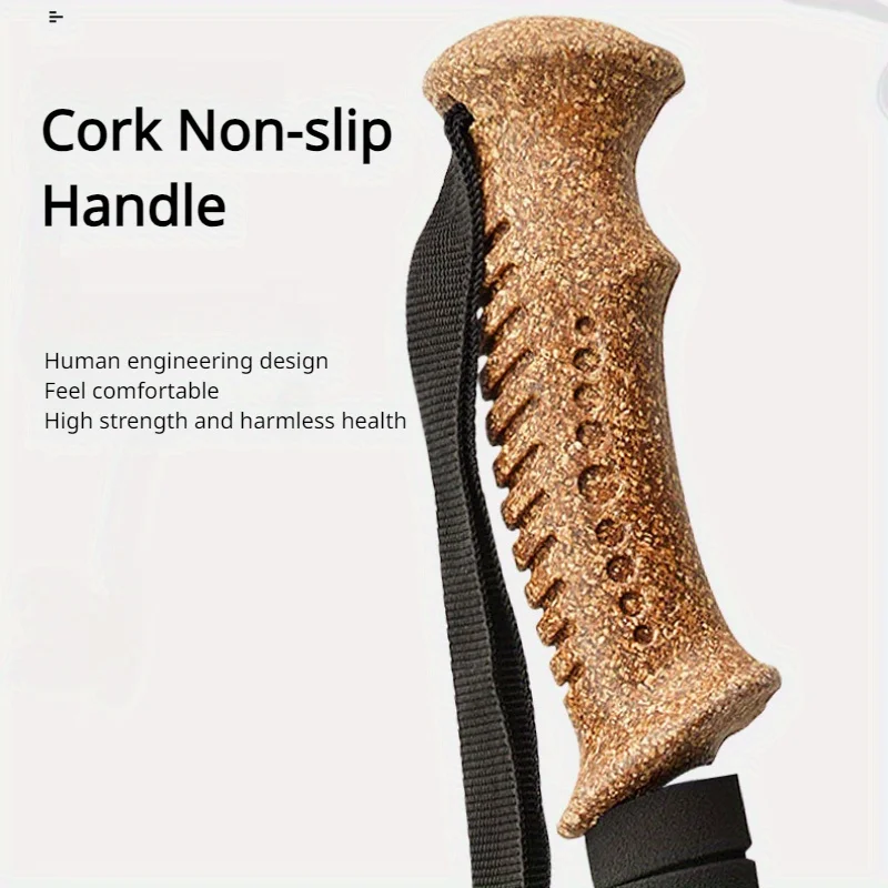 Outdoor Hiking Poles Walking Stick Strong Aluminum Alloy Material for Outdoor Hiking Camping Adventure Hiking Accessories Stick