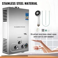 Chauffe-eau instantané au propane GPL SIHAO 6L-18L, chaudière à gaz certifiée avec mode anti-gel et économie d'énergie pour usage domestique 3