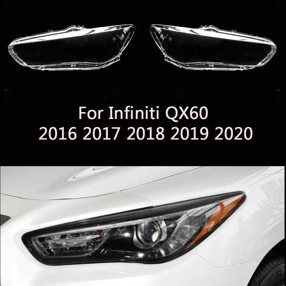 

Front Cover Shell Headlight Glass Replace The Original Lampshades Car Headlamp Lens For Infiniti QX60 2016 2017 2018 2019 2020