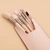 Mini Brush 8-Piece Makeup Bag Portable concealer powder brush set soft fur make-up tool 5