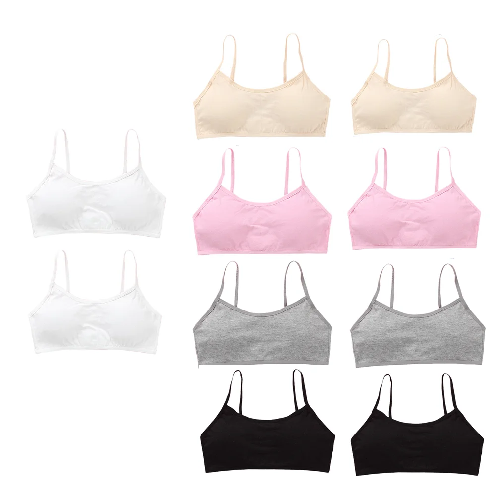 

10PC Teenager Girls Training Bra KIDS Underwear Children Top Bra 8-14Years