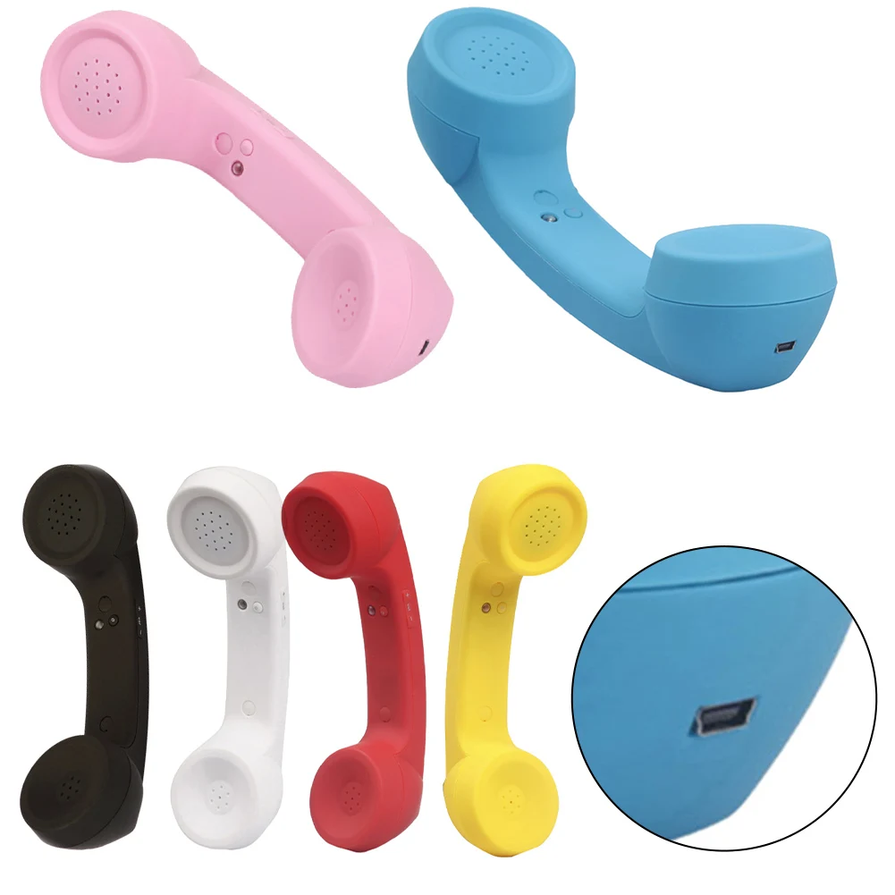 

Wireless Retro Telephone Handset And Wired Phone Handset Receivers Headphones Wireless Bluetooth-compatible Phone Handset