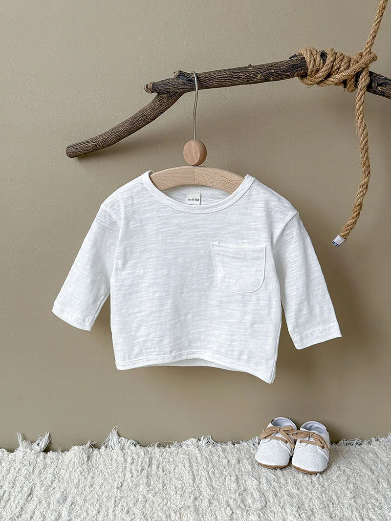 Cotton Baby Girl Long Sleeved Shirt for Autumn