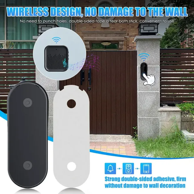 Tuya Doorbell With Camera Wireless Bundle Doorbell Smart Home WIFI HD Outdoor Phone Camera Security Video Intercom Night Vision 5