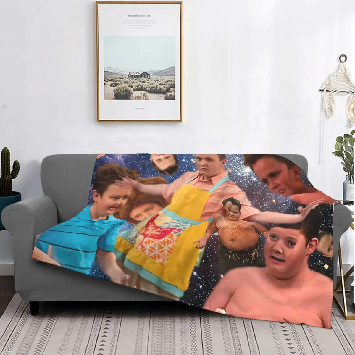 

Sangger Nemplek Gibby From Icarly Blankets Velvet Spring Autumn Portable Warm Throw Blankets for Sofa Couch Bedding Throws