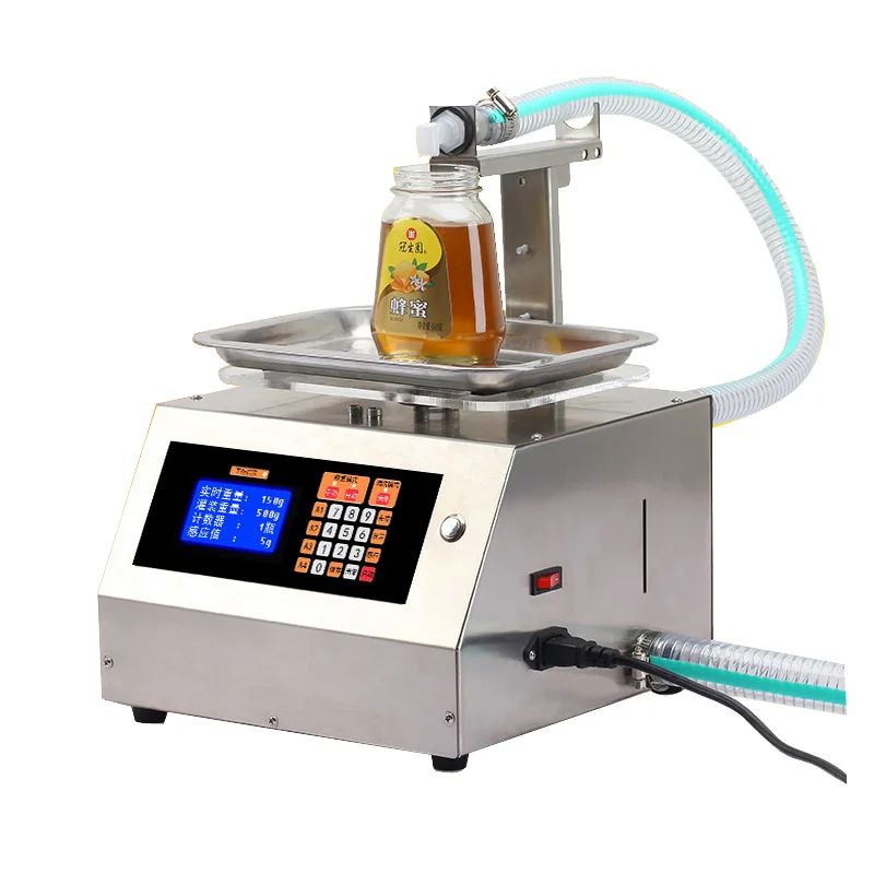

Honey filling machine liquid numerical control quantitative viscous paste washing liquid automatic sub packaging machine