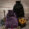 Tarot Card Bag,Storage BagTarot Pouch with Drawstring,Velvet Storage for Tarot Pouch, Multifunctional Oracle Cards Jewelry Bags 2