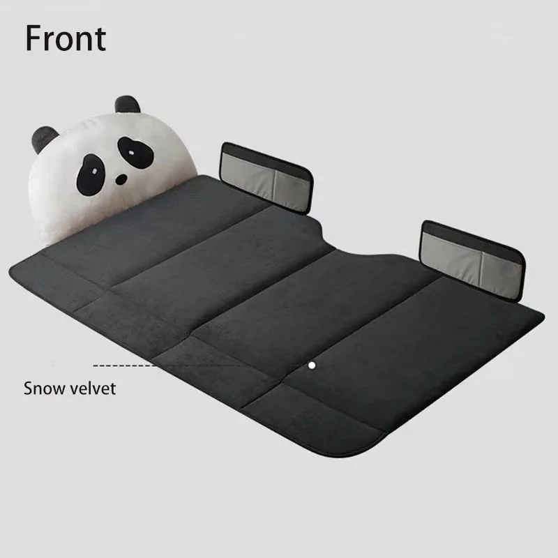 Car Folding Bed Travel Bed Camping Mattress Foldable Children's Sleeping Mattress Car Rear Seat Cushion Removable And Washable