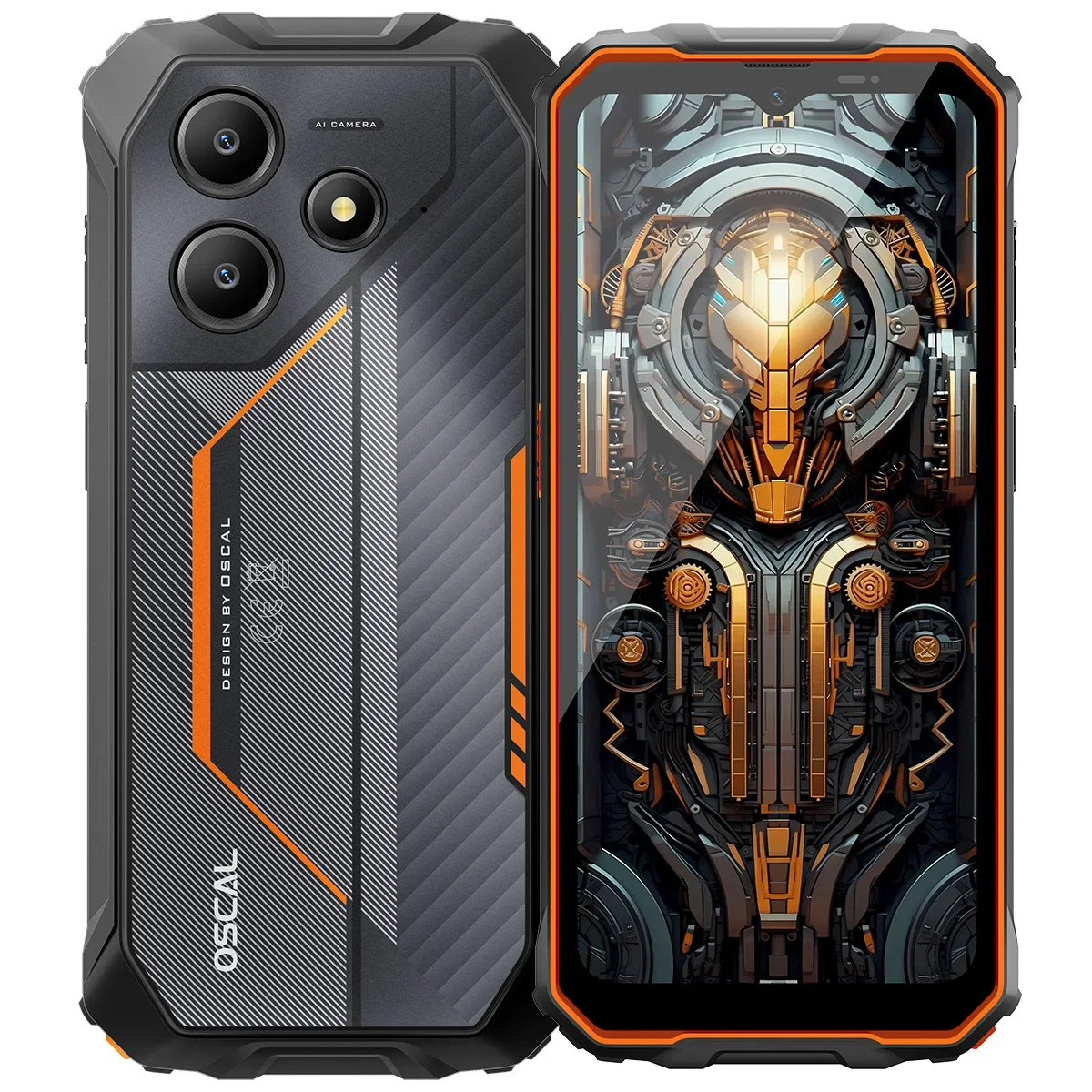 OSCAL Marine 2 Rugged Phone 11000mAh, 6.56'' HD+ Display Unisoc