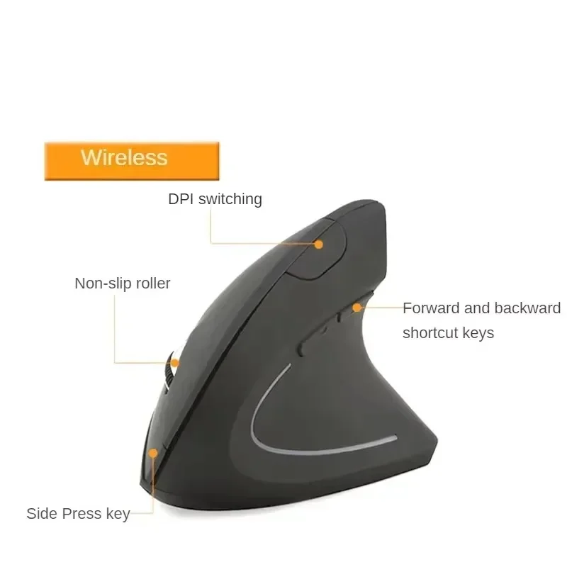 Vertical Wireless USB Mouse Ergonomic Rechargeable Portable PC Gamer For Computer Laptop Notebook Gaming Accessories wireless mouse gaming mouse