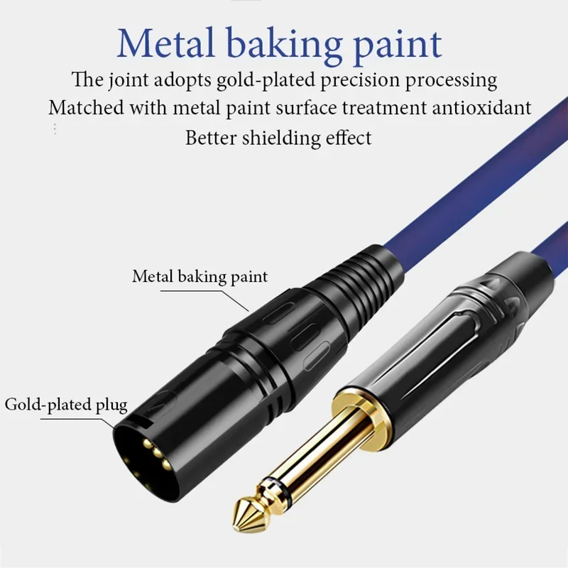 PONNYC ジャック 6.35mm/6.5mm 1/4 ステレオ - 3ピン オス - XLR メス ケーブル バランスオス プラ PONNYC  3.5mm モノジャック 3ピン オス - XLR オス オーディオ信号 バランスマイク インターコネクトケーブル 1 PONNYC 6.35mm/6.5mm  ジャック モノ - 3ピン PONNYC 6.35mm/6.5mm ジャック モノ - 3ピン XLR オス バランスマイク インターコネクトケーブル クォータ