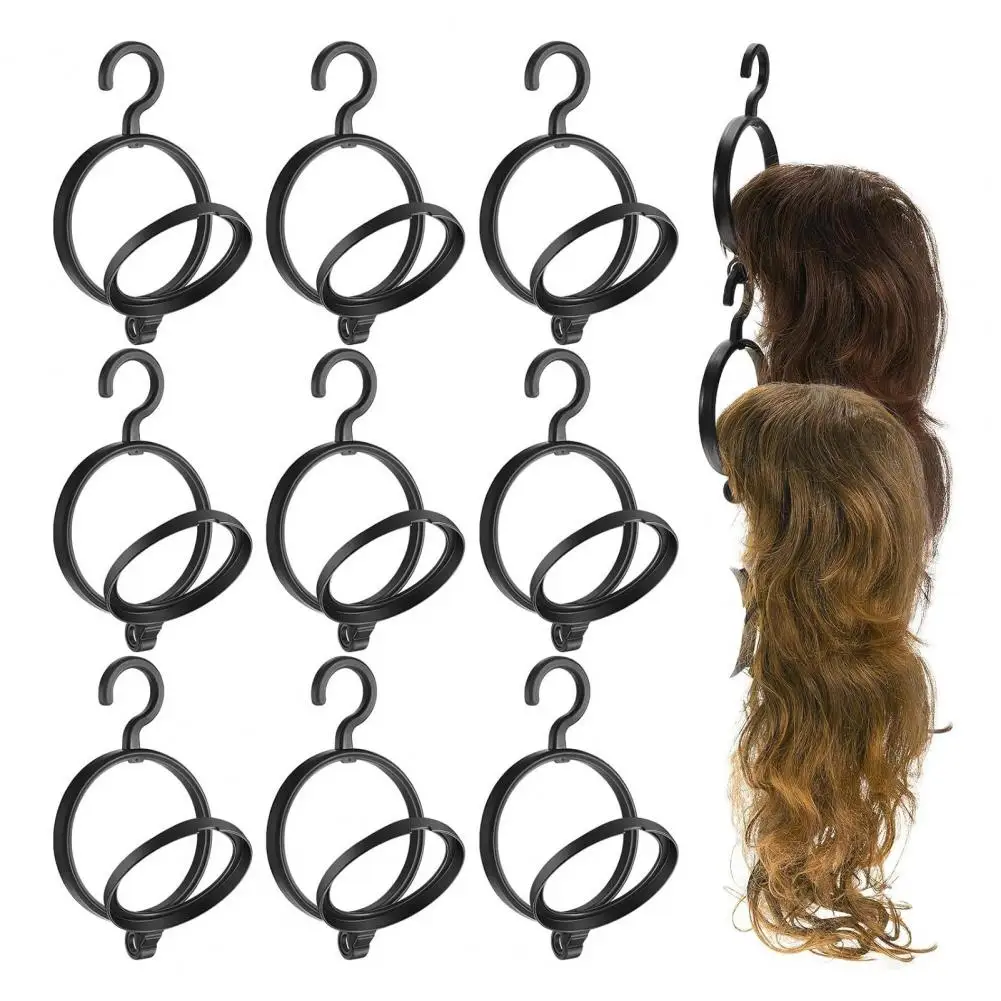 24cm Wig Hanger Storage Hook Foldable Design Multipurpose Display Wall Wig Stand Holder Hanging Salon Wall Wig Stand Holder Tool