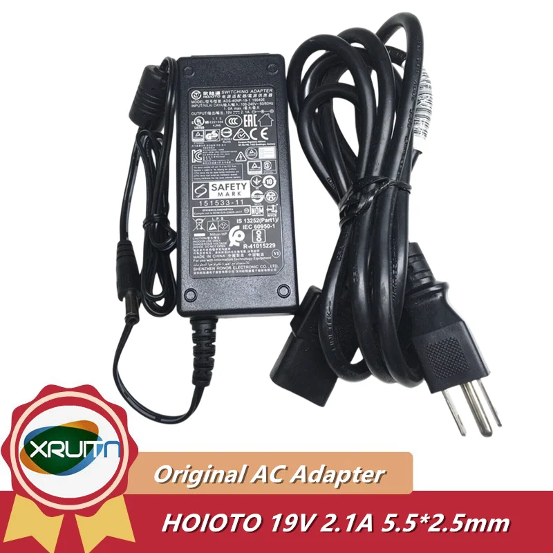 Alimentatore Adattatore Ca Originale Hoioto Per Caricabatterie Hp Monitor 32F 27F Ads-40Np-19-1 19040E Ads-40Sg-19-2 19040G 19V 2.1A 40W