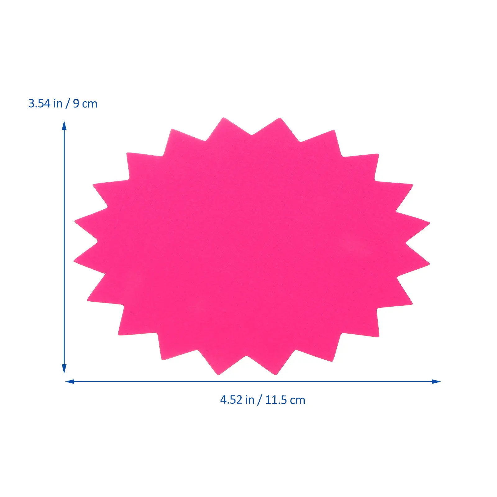 100매 크리에이티브 가격표시판 형광지 판매 가격 스티커 상품 전시용 소매점 슈퍼마켓용