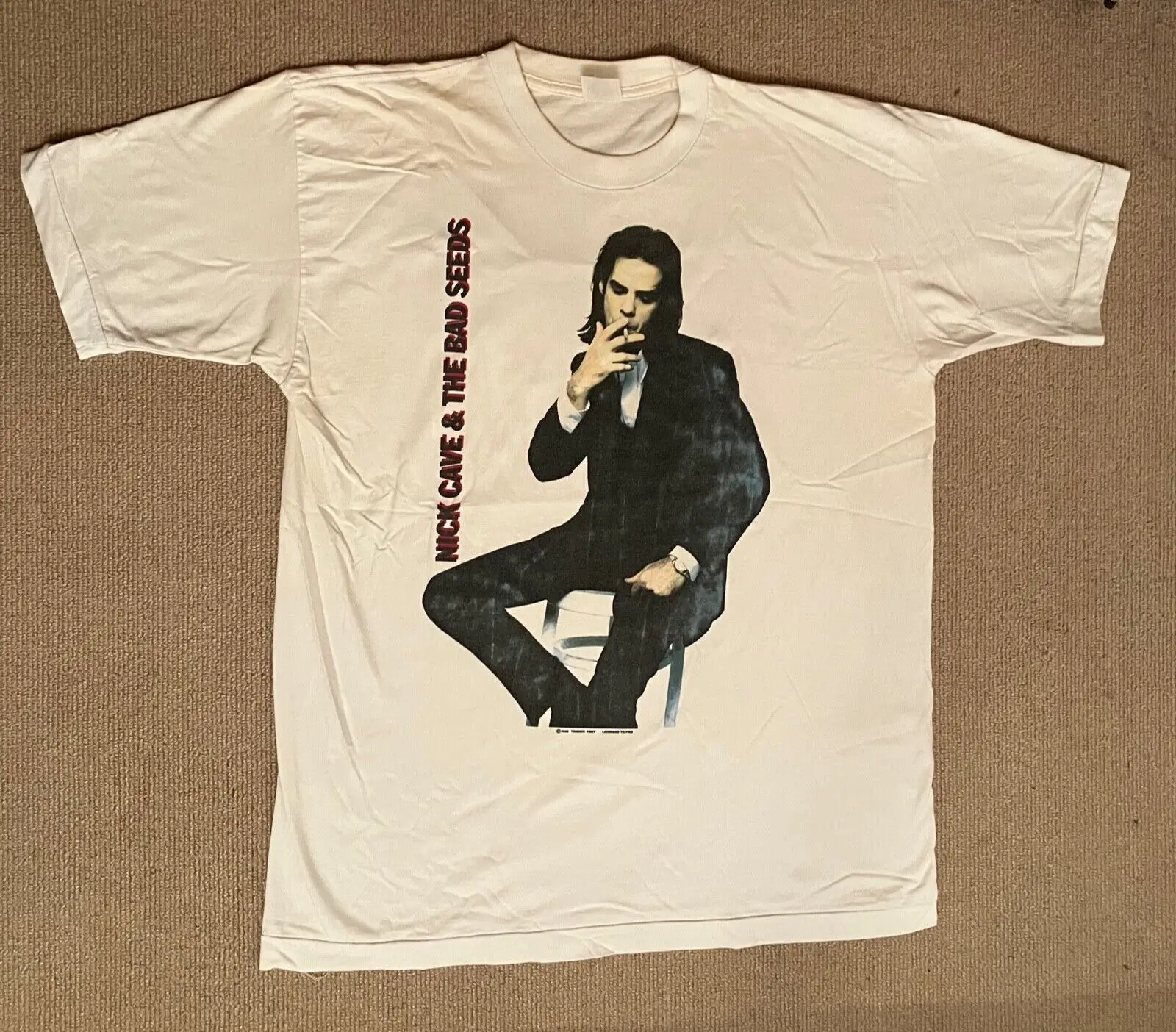 Henry Dream 1992 Nick Cave And The Bad Seeds Shirt Bianco Unisex S-5Xl Ut355