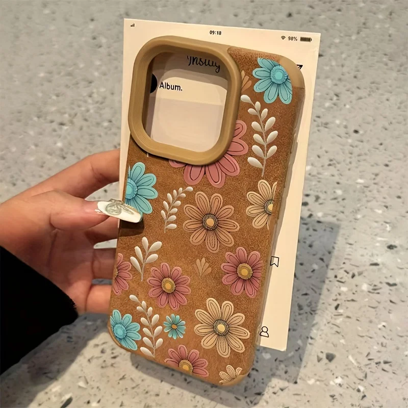 Luxury Sunflower Butterfly Non-slip Phone Case Cover