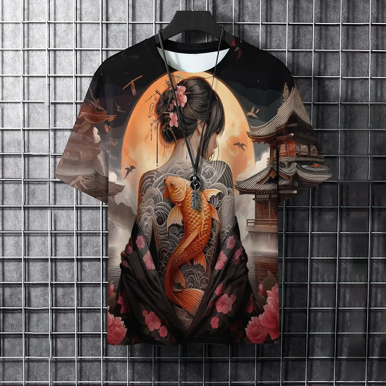 3D Printed T Shirts Summer Men Fashion Cool Samurai Tattoo Graphic T Shirts Trend Casual Harajuku Streetwear 3D Printed Hip Hop O-neck Tees Tops