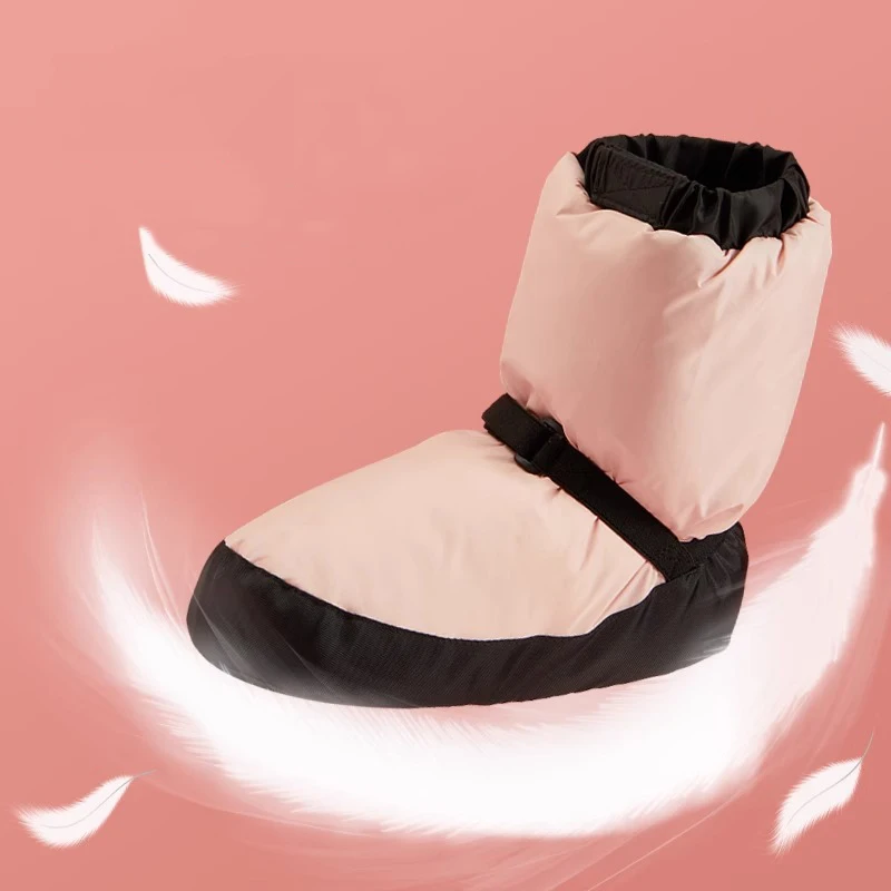 Bottes de ballet professionnelles pour enfants et filles, chaussures chaudes pour la pratique de la danse, hiver