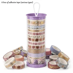 Creative Crafting Masking Tape Set - Assorted Patterns for DIY Projects and Office Supplies (Random Styles)
