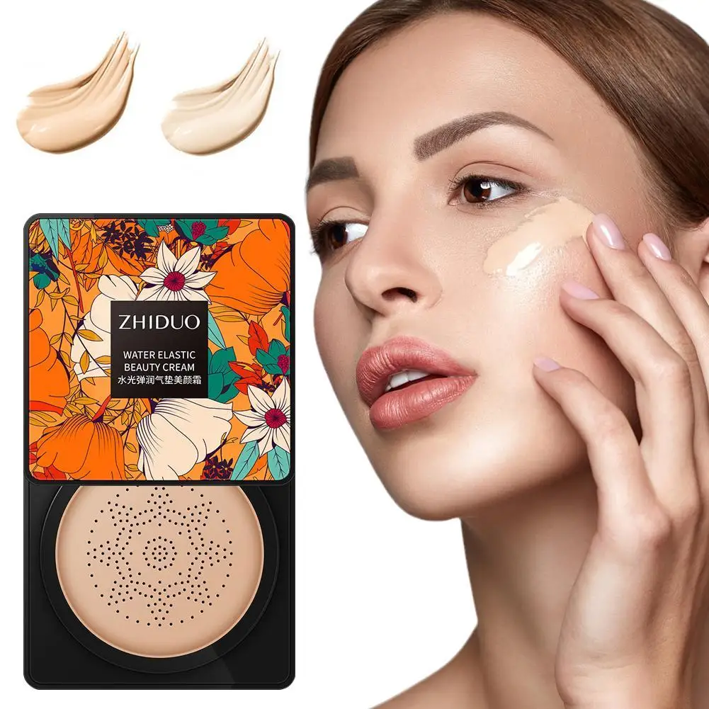 

CC Cream Foundation Moisturizing Lasting Concealer Full Coverage Mushroom Head Air Cushion Bb Cream Foundation Even Skin Tone