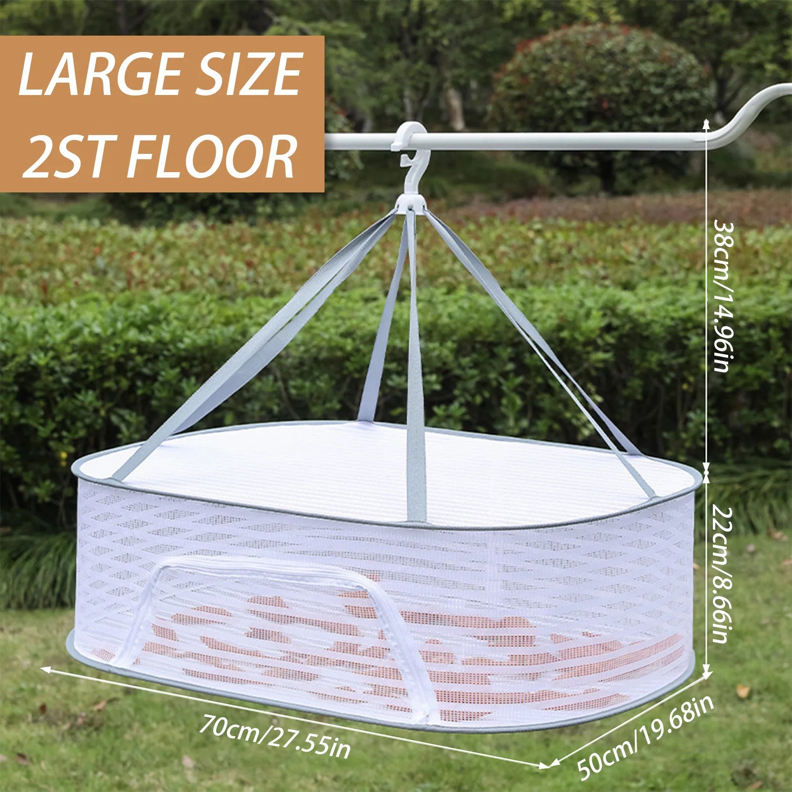 Collapsible Laundry Basket Drying Rack Quick Drying with Good Irradiation and Air Circulation for Drying Herb Vegs Fruits Plants 5