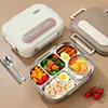 304 Stainless Steel Insulated Lunch Box Office Worker Students Sealed Portable Bento Microwae Heating Food Containe 5