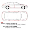 SEAMETAL Universal Car Door Edge Anti Scratch Protector 10M Sealing Strip Guard Trim Auto Door Protector Car-styling Accessories 6