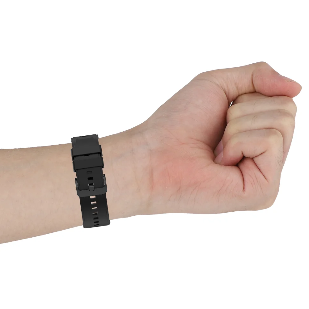 Silicone Replacement Watch Strap, 20/22mm - Versatile Bracelet