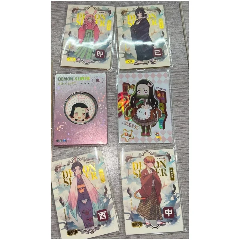 Anime Demon Slayer Kanroji Mitsuri Kochou Shinobu Nezuko Zenitsu Tsuyuri Kanao Collection Card Toy Christmas Birthday Gift 2