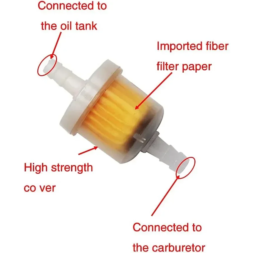 Motorcycle Petrol Gas Fuel Gasoline Oil Filter 10Pcs/set For Scooter Motorcycle Moped Scooter Dirt motorcycle fuel filter fuel filter