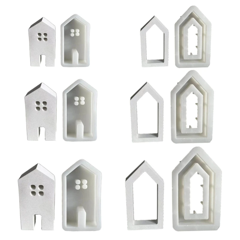 DIY Silicone Mould for Making Window House Resin Mould Craft