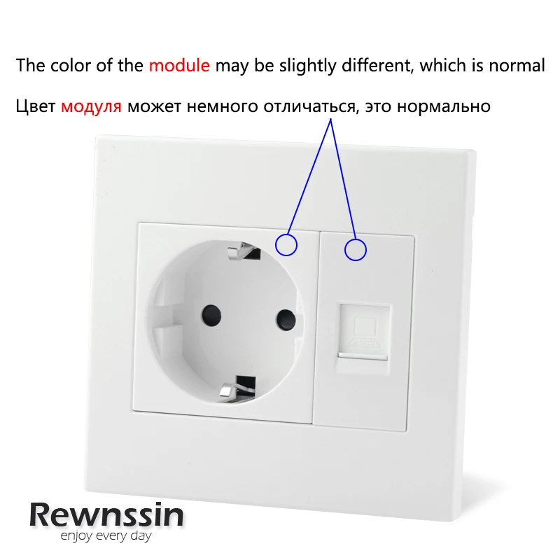 DIY falra kivezetések Modul itálii Brazília Európai Unió Francium Elektromos sockets, HDMI Adalék USB 3.0, cat5e CAT6 Tv-t néz hálózati ports, típusa C USB sockets