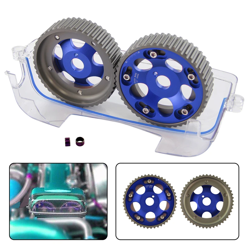 Cam Pulleys+Cover Fits for Lexus SC300 94 00 IS300 00 05 Toyota Soarer 92 01 Supra 93 02 Chaser