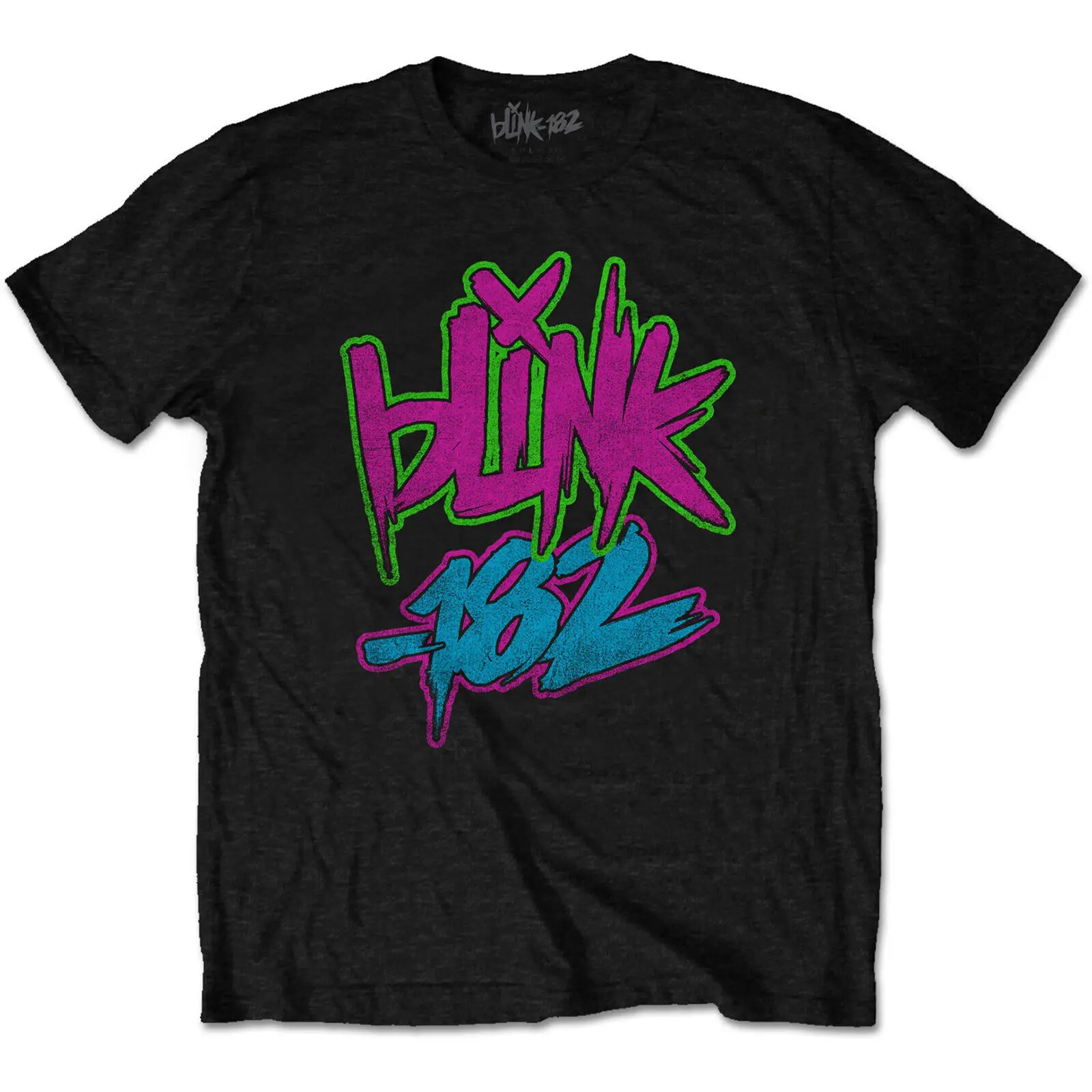 

Официальная футболка Blink 182 унисекс с неоновым логотипом
