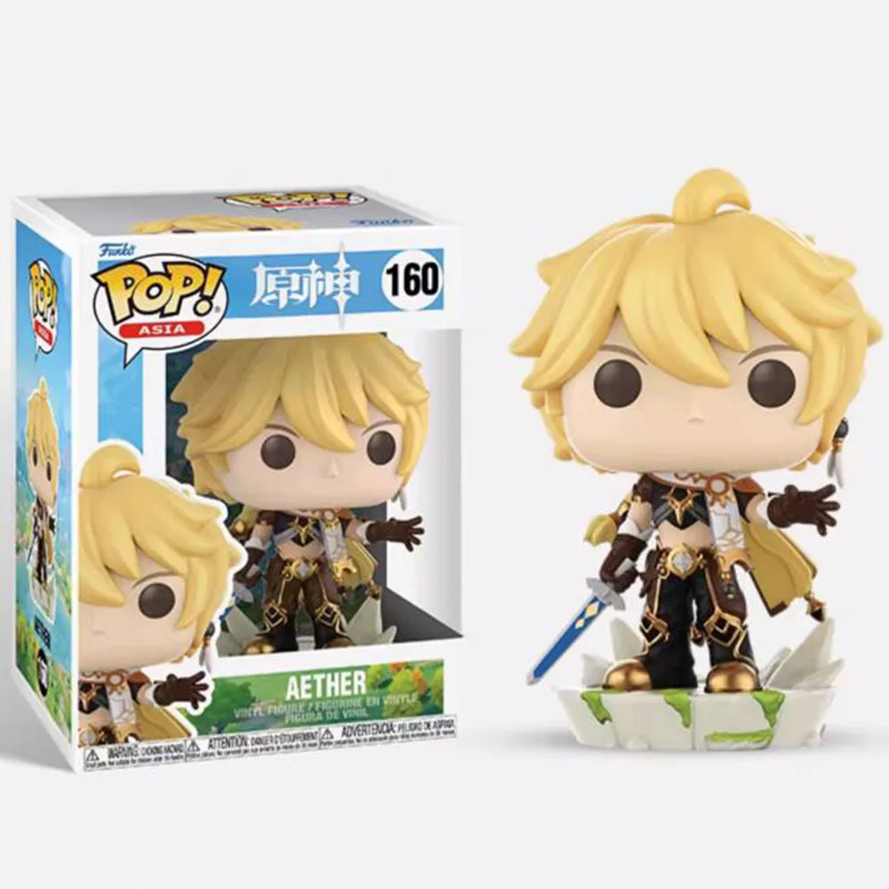 thumbnail image 4 of Funko Pop Genshin Impacts Aether #160 Lumine #161 Paimon #162 Keqing #182 Figuras de acción de vinilo Muñecas Juguetes Regalo para niños, 4 of 5