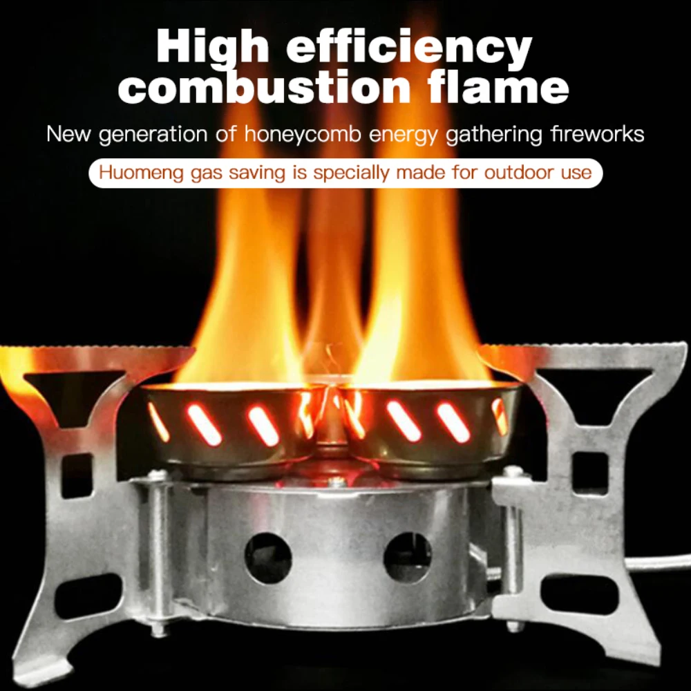 

Widesea Wind Proof Outdoor Gas Burner Camping Stove Lighter Tourist Equipment Kitchen Cylinder Propane Grill Camping Supplies