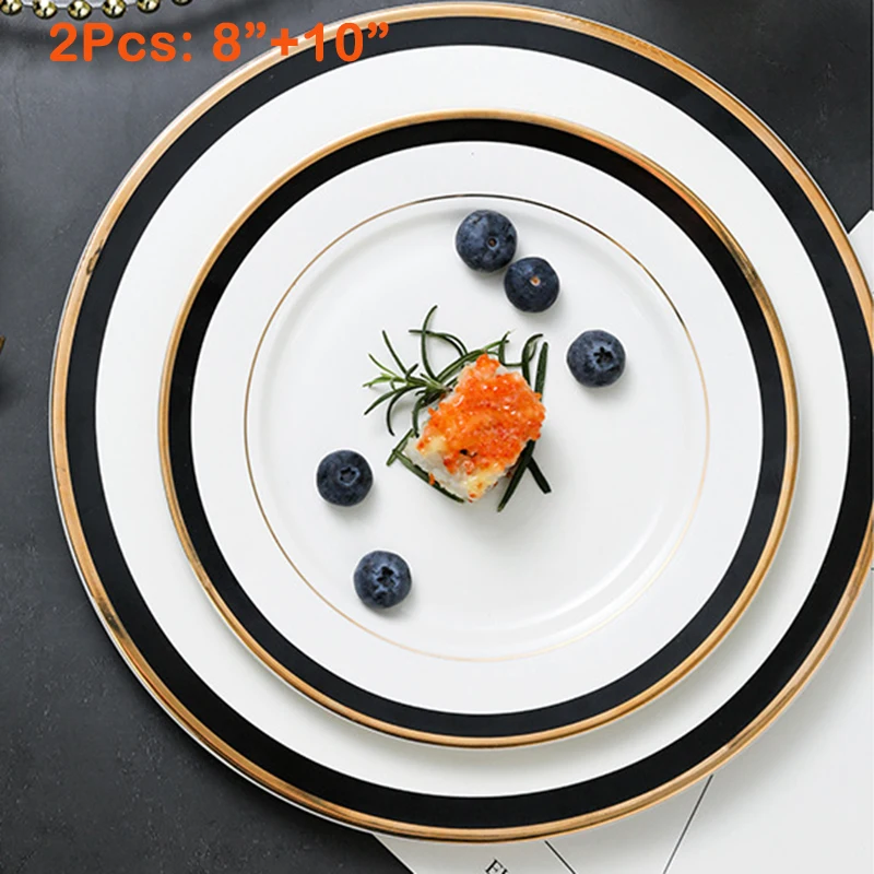 

Nordic Creative Modern Simple Underglaze Color Ceramic Tableware Household Western-style Meal Snack Flat Plate