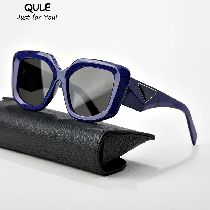 

SPR14Z-F Acetate Handmade Sunglasses Men Women Thick Square Fashion Eyeglass Top Quality UV400 Outdoor Trendy Sun Glasses