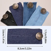 1/2/4 Extension Buttons for Pant Long Buckle Hook Stretch Adjustment Waist Buckle Extension Quilting Supplies 1