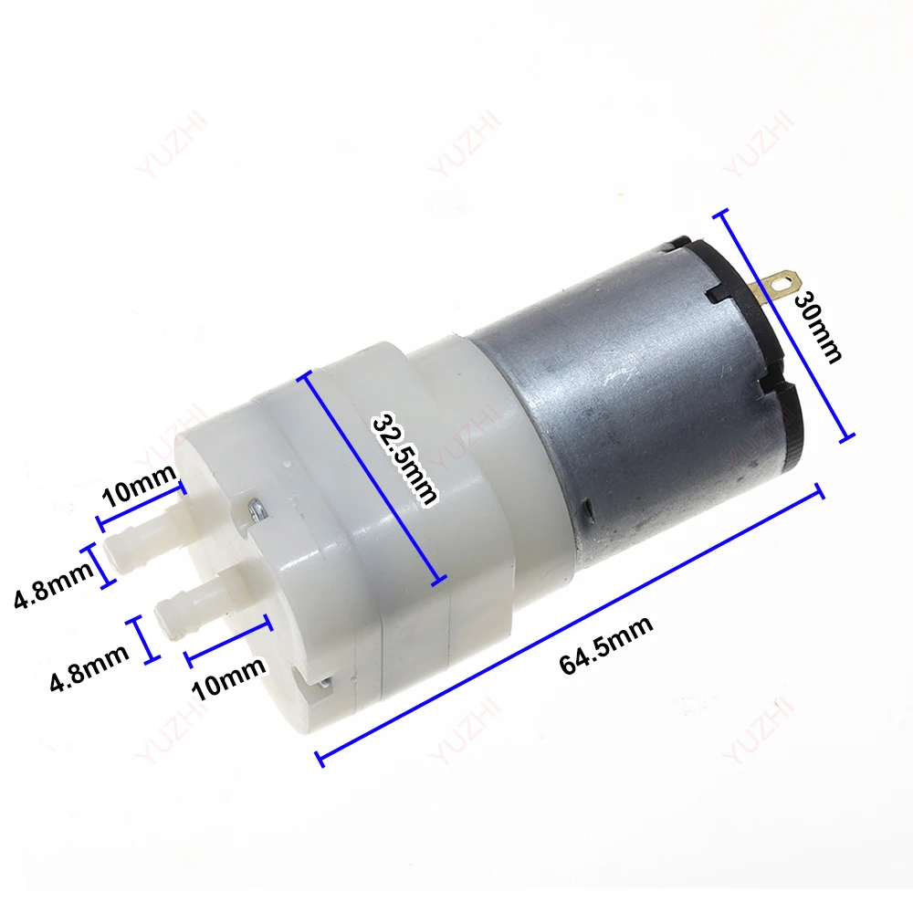 High Volume Micro Diaphragm Air Pump - Adjustable Pressure Range, High Flow Performance