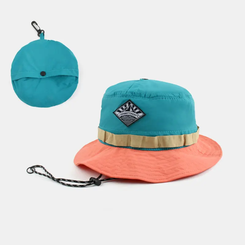 Fashion Japanese Quick-drying Packable Hats Women Men Fisherman Cap Summer Sun Hanging Bag Mountaineer Outdoor Leisure Vacation_voghion.com