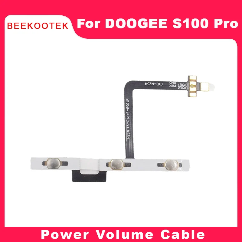 Nuovo Originale Doogee S100 Pro Power Volume Button Key Side Cable Flex Fpc Accessori Per Doogee S100 Pro Smart Phone
