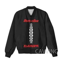 CAVVING 3D Printed Status Quo Band Zipper Bomber Jackets Men Overcoat Mens Coat Zip Up Jackets for Women/Men 1